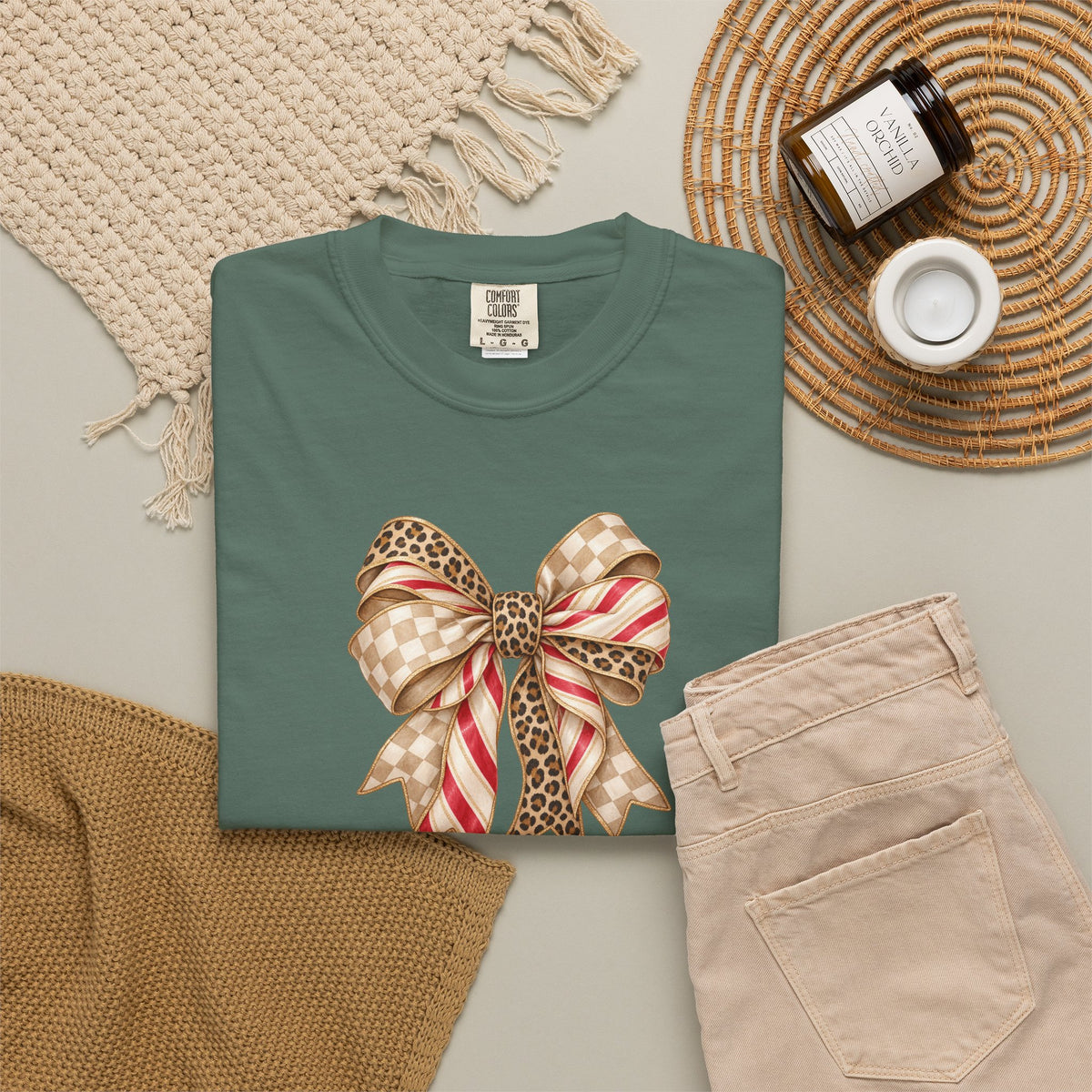 Festive Christmas Bow T-Shirt