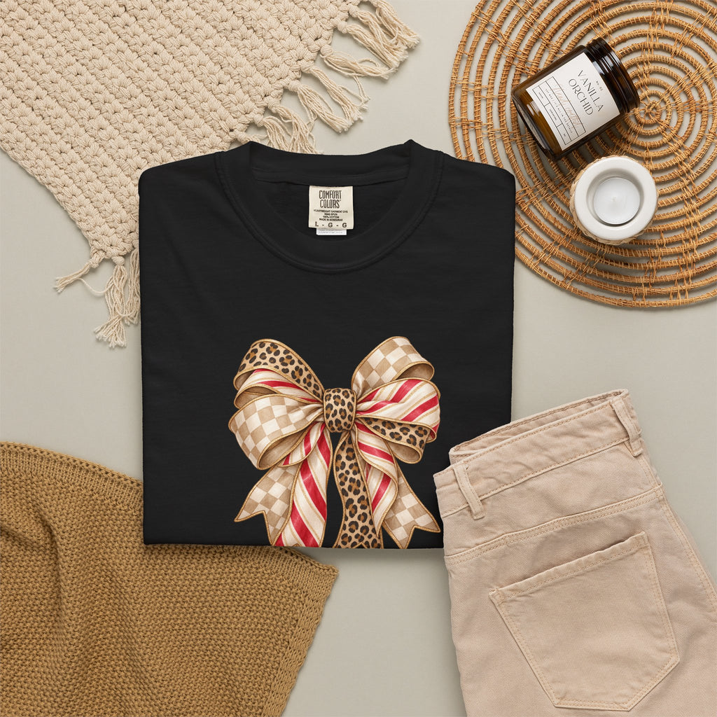 Festive Christmas Bow T-Shirt
