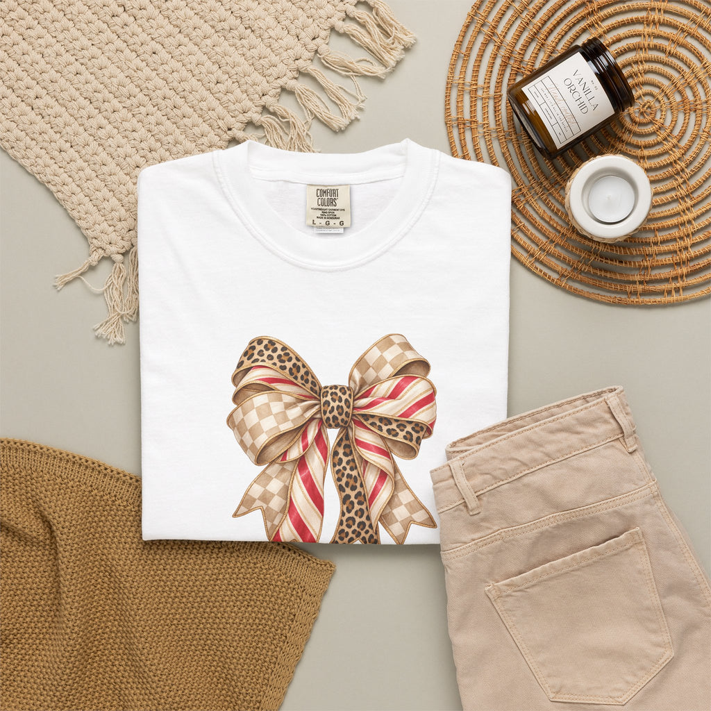 Festive Christmas Bow T-Shirt