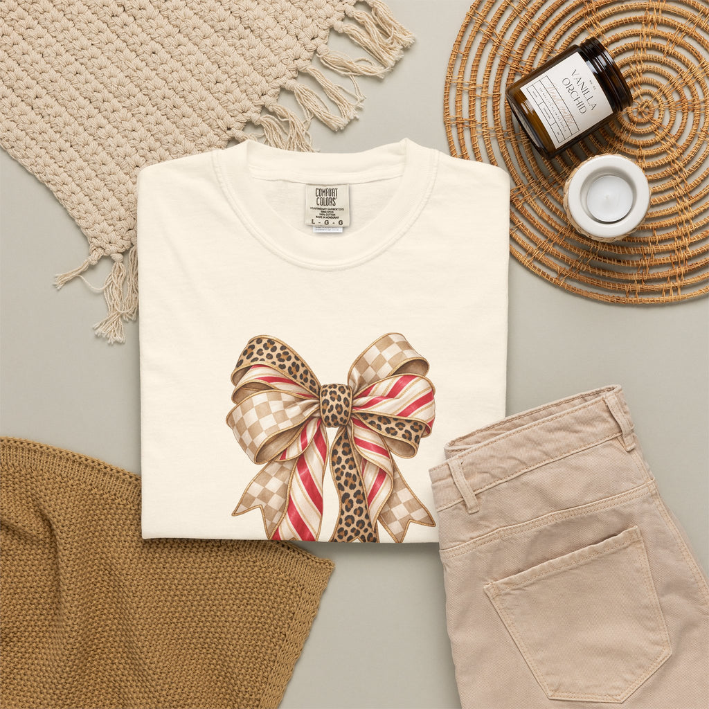 Festive Christmas Bow T-Shirt