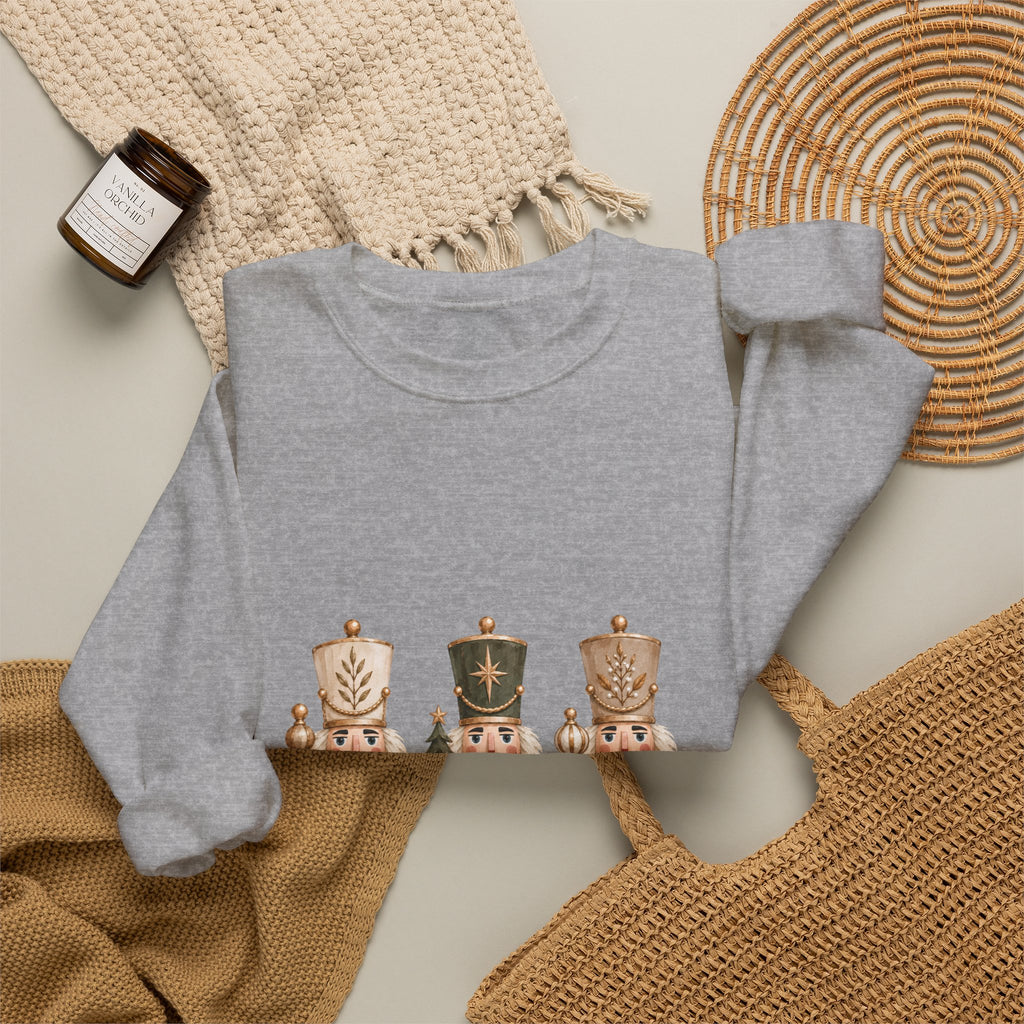 Nutcracker Trio Christmas Crewneck Sweatshirt